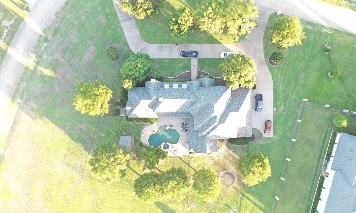 New shingle roof installation on a home in Porters Neck